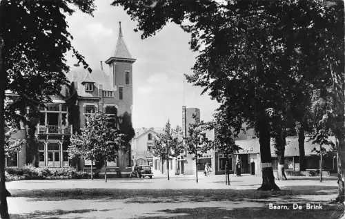 Niederlande Baarn De Brink Auto Oldtimer Postkarte