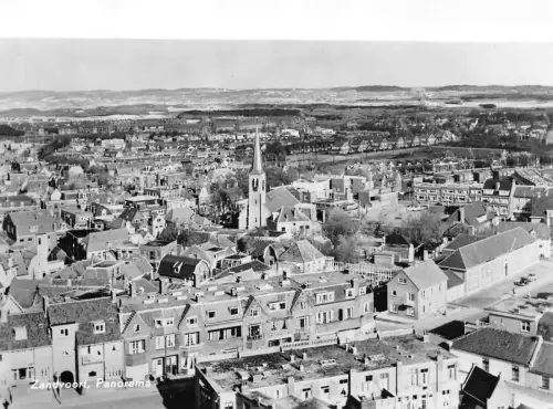 Niederlande Zandvoort Gesamtansicht RPPC Vintage Postkarte