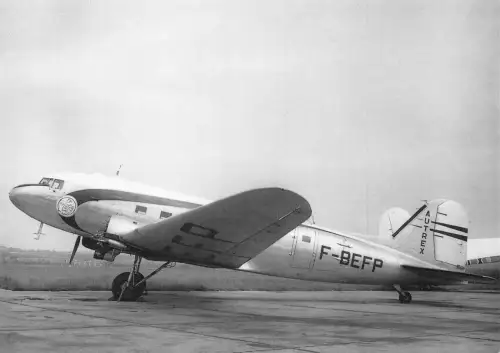 A159 Flugzeug Autrex Airline DC-3 F-BEFP c/n 26058 Postkarte