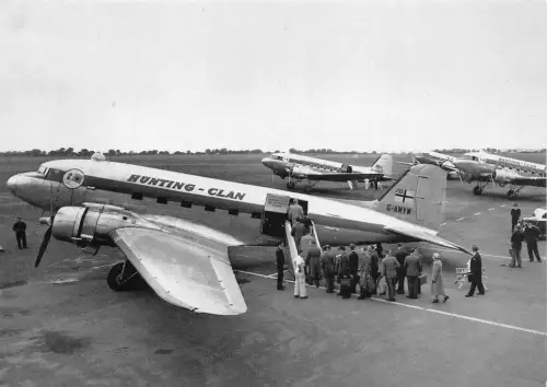 A159 Flugzeug Jagd Clan Fluggesellschaft G-AMYW Einschiffung c/n 33020 Postkarte