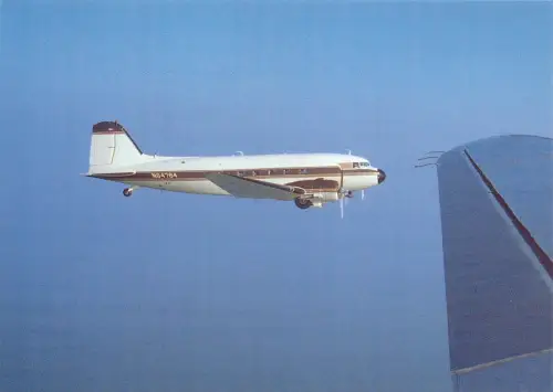 A159 Flugzeug Dream-Aire N64784 c/n 25482 über Lijsselmeer Holland Postkarte