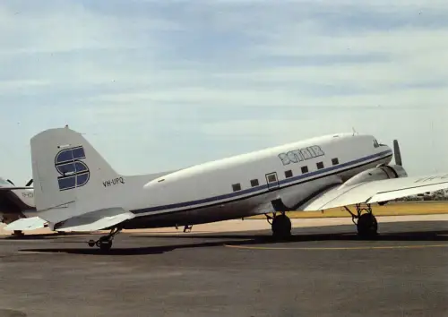 A157 Flugzeug Setair Airline VH-UPQ Essendon Australien Flughafen Postkarte