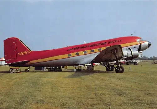 A157 Flugzeug Greenland Expedition Society Fluggesellschaft N99FS Postkarte