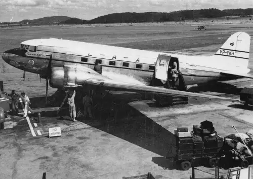 A157 Flugzeug CAA Airline VP-YKH am Flughafen Nichtraucher Schild Postkarte