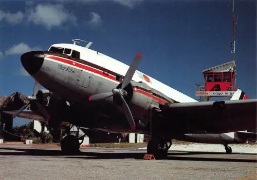 A155 Flugzeug Aero Caribbean CU-T123 am Flughafen Cayo Largo Postkarte