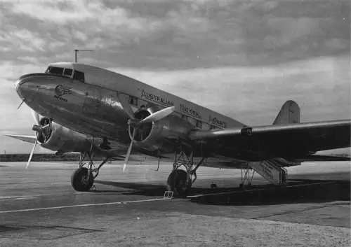 A156 Flugzeug Australian National Airways Fluggesellschaft VH-INC c/n 12045 Postkarte