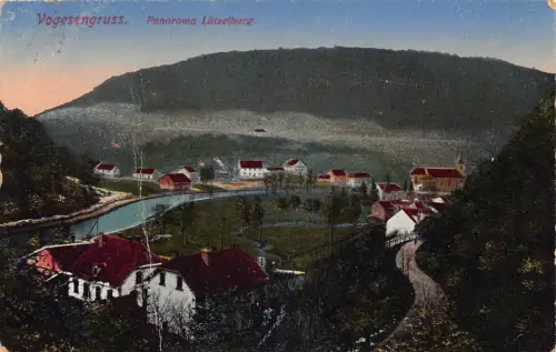 A152 Frankreich 1917 Vogesen Vogesen Lutzelburg Gruß 1. Weltkrieg alte Feldpostkarte