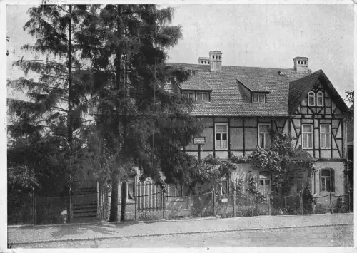 A151 Deutschland 1926 Toechterheim Edelweiß Daheim Gernrose Harz Haus Postkarte