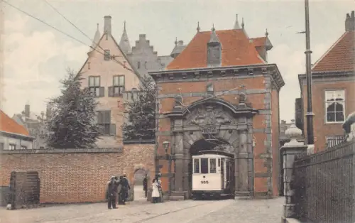 L259 Niederlande Gravenhage Binnenhof (Stadhouderspoort) alte Postkarte