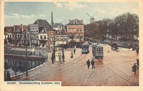 L259 Niederlande Utrecht. Smakkelaarsbrug (Leidsche veer). alte Postkarte