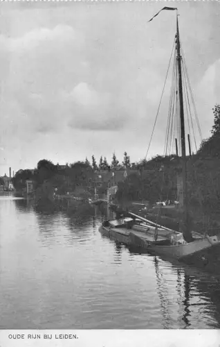 L259 Niederlande OUDE RIJN BIJ LEIDEN Vintage Postkarte