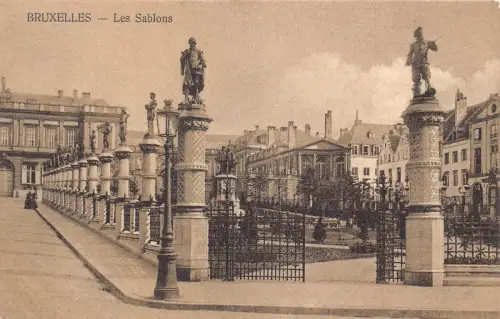 L258 Belgien BRUXELLES - Les Sablons Vintage Postkarte
