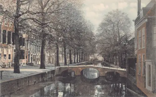 L259 Niederlande Gravenhage Nieuwe Uitleg Vintage Postkarte