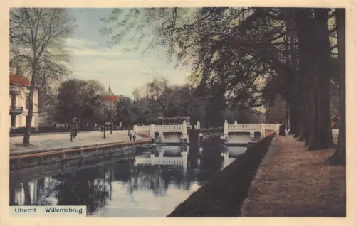 L259 Niederlande Utrecht. Willemsbrug. alte Postkarte