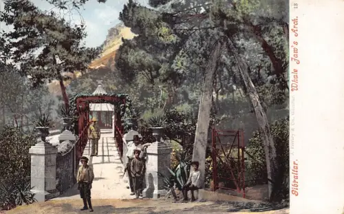 L256 Gibraltar Walkieferbogen. alte Postkarte
