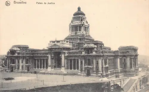 L258 Belgien BRUXELLES - Palais de Justice. alte Postkarte