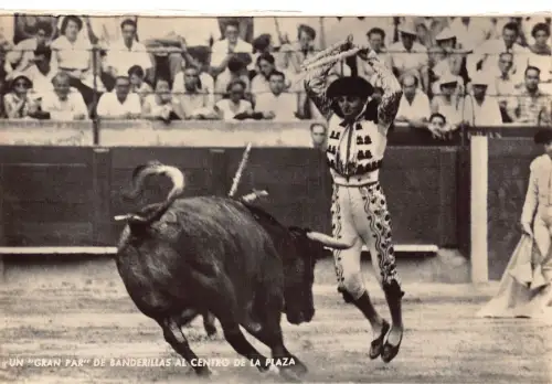 L044 Spanien Corrida de Toros Stierkampf Echtfoto Postkarte