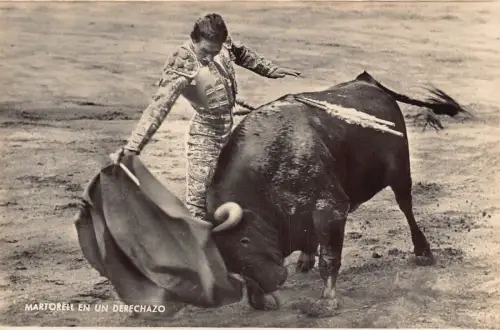 L044 Spanien Corrida de Toros Stierkampf Echtfoto Postkarte