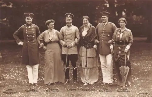 L039 Deutschland 1914 Deutsches Königshaus Königtum Postkarte