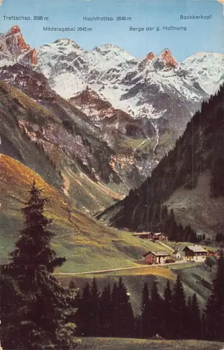 A144 Deutschland Einoedsbach 1142m Bayr Allgäu Vintage Postkarte