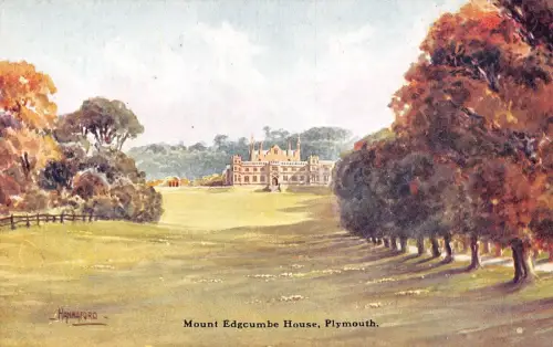 L237 England Mount Edgcumbe Plymouth Vintage Postkarte
