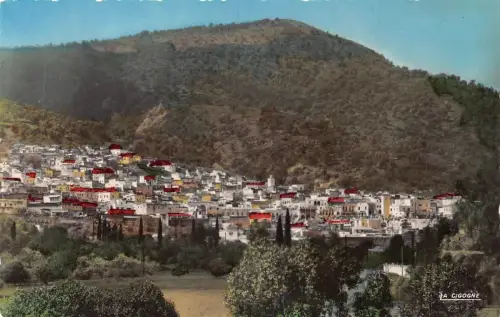 L237 Marokko Ouezzane Panoramablick Vintage Postkarte