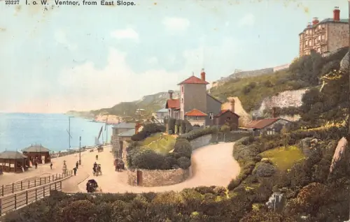 L238 England 1906 Isle of Wight Ventor East Slope View Vintage Postkarte
