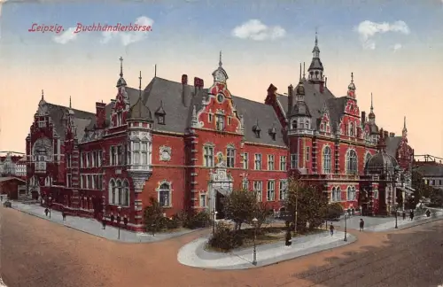 L156 Deutschland Leipzig. Buchhaendlerboerse. alte Postkarte