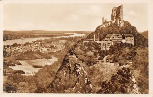 A137 Deutschland Hotel Restaurant auf Drachenfels Ruine Königswinter A R Postkarte