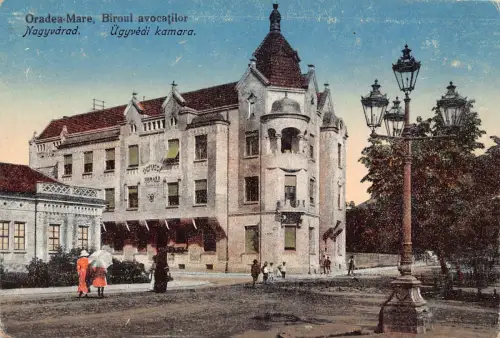 B300 Rumänien Oradea Nagyvarad Birroul Avocatilor Ugyvedi kamara Postkarte