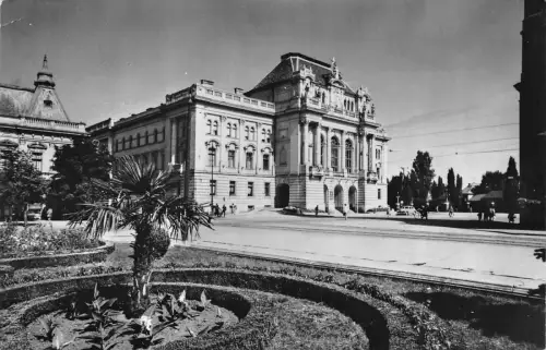 B299 Rumänien Oradea Nagyvarad Piata Victoriei Platz RPPC 1965 Postkarte