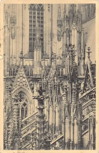 A135 Deutschland 1913 Koeln Hohen Chores im Dom Dom Detail Vintage Postkarte