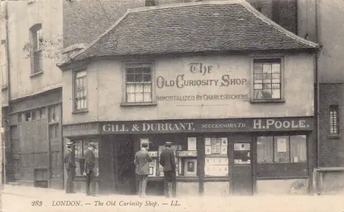 A133 England 1912 The Old Curiosity Shop London Gill&Durrant H Poole Postkarte