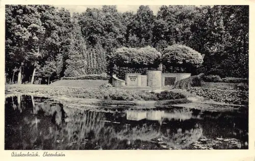 A131 Deutschland 1956 Quakenbrück Ehrenhaim See Vintage Postkarte