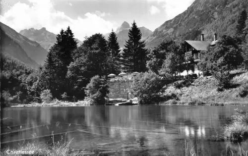 A131 Deutschland 1960 Christlessee Kratzer 2424m Trettachspitze 2595m Postkarte