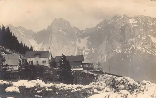L209 Österreich 1924 Kufenstein Schneegebirge Vintage Postkarte