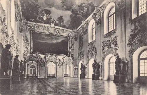 L193 Deutschland Kgl Schloss und Gemaelde Galerie Schleißheim Innen Postkarte