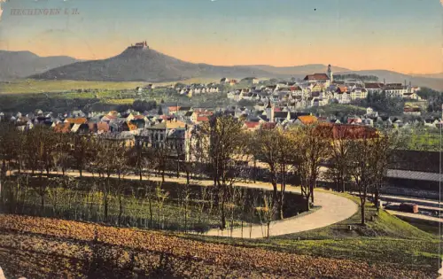 L193 Deutschland Hechingen i H Burgberg Vintage Postkarte