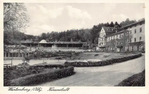 L193 Deutschland Wartenberg Obby Kuranstalt Vintage Postkarte