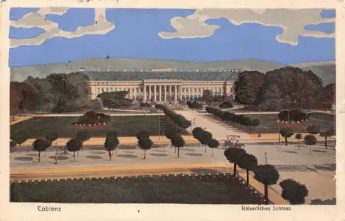 L211 Deutschland 1911 Kaiserliches Schloss Schloss Vintage Postkarte