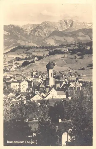 L212 Deutschland 1955 Immenstadt Allgäu RPPC Vintage Postkarte