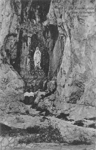 L213 Deutschland Lourdesgrotte auf dem Falkenstein bei Pfronten Höhle Postkarte