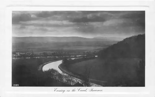 L232 Schottland Abend am Kanal Inverness Vintage Postkarte