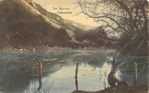 L232 England 1916 The Warren Folkestone Pound Vintage Postkarte