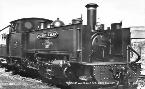 L373 Dampflokomotive Prince of Wales Vale Rheidol Railway RPPC Postkarte