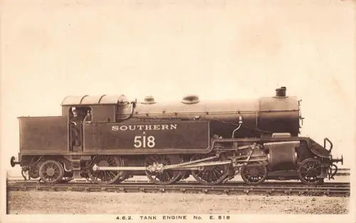 L373 Dampflok Lokomotive Tank Engine Southern Railway Vintage Postkarte