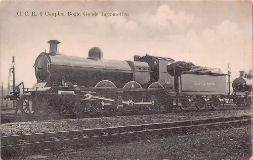 L373 Dampflok GCR 6 gekoppelte Drehgestell Güterlok Postkarte