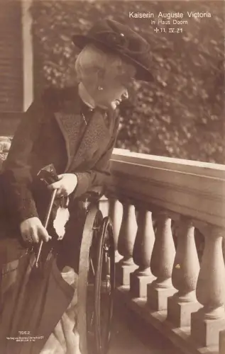 L039 Deutschland Kaiserin Auguste Victoria in Doorn Königtum Postkarte