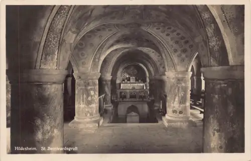 Deutschland Hildesheim St Bernwardsgruft Vintage Postkarte