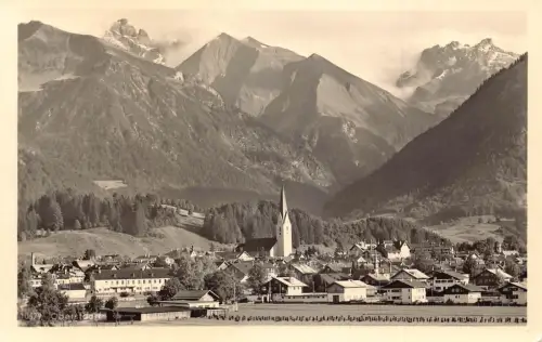 Deutschland Oberstdorf i Bayr Allgäu RPPC Vintage Postkarte